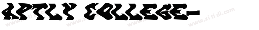 Aptly College字体转换